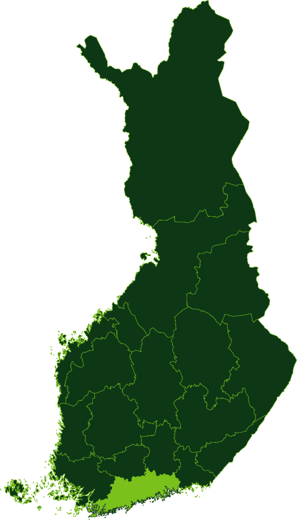 Kartta: Uusimaa